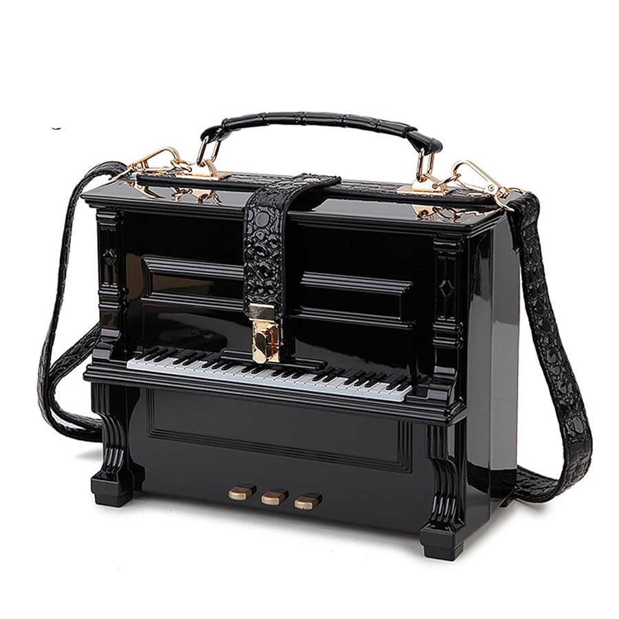 【ルパン様専門】piano bag medium Amazon.com: Piano Shaped Purse Handbag Women Crossbody